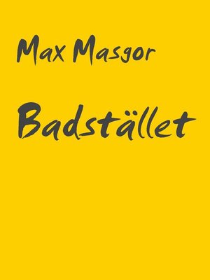 cover image of Badstället
